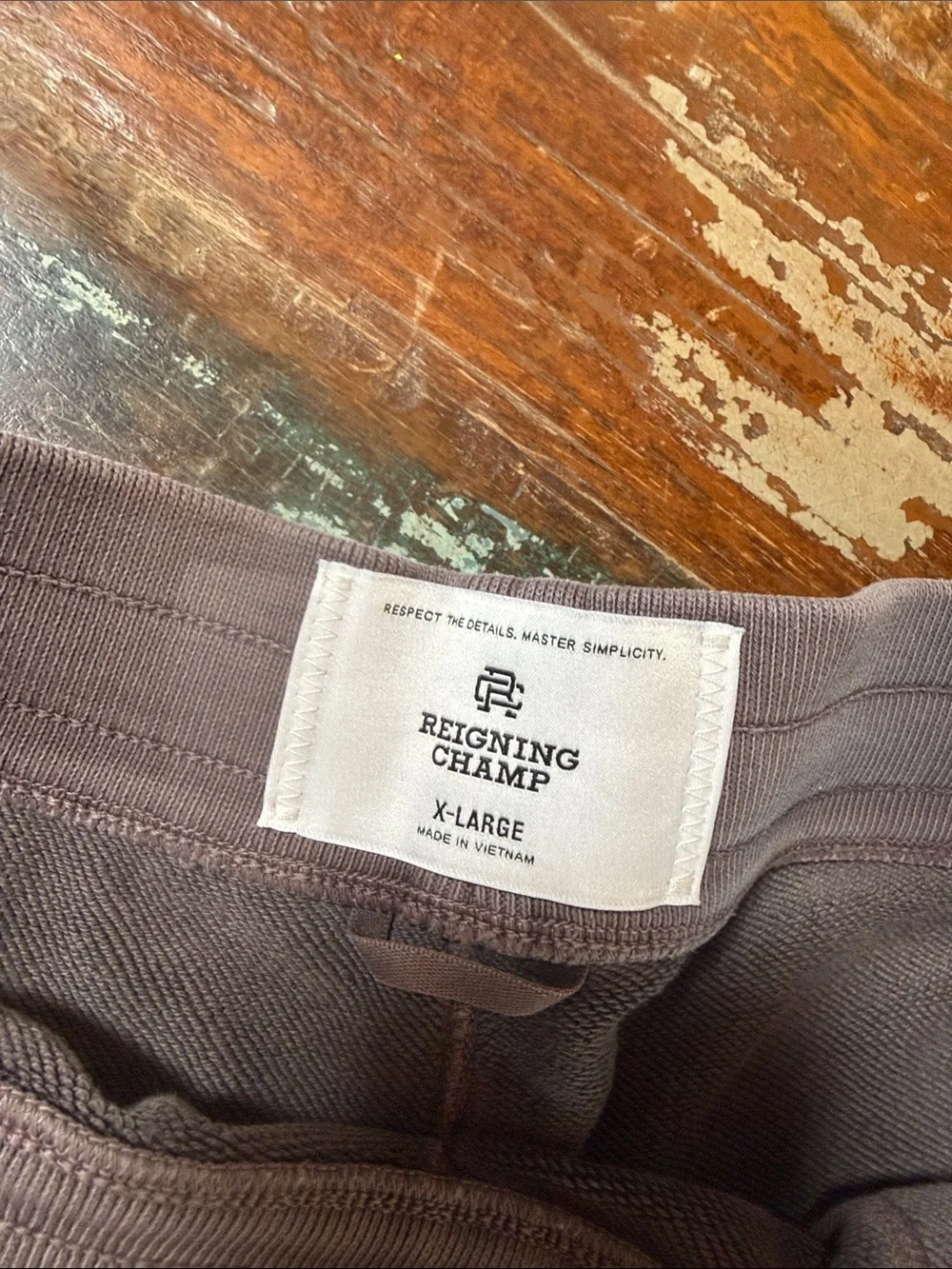 Men’s Reigning Champ Terry Short in Faded Mauve- LIKE NEW!